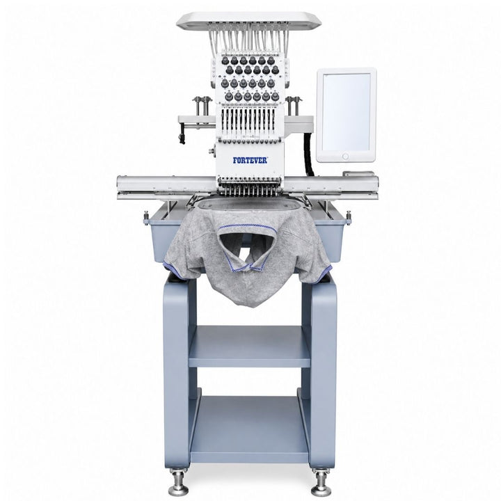 Fortever FT-1201R PRO - Single Head Embroidery Machine - Industrial