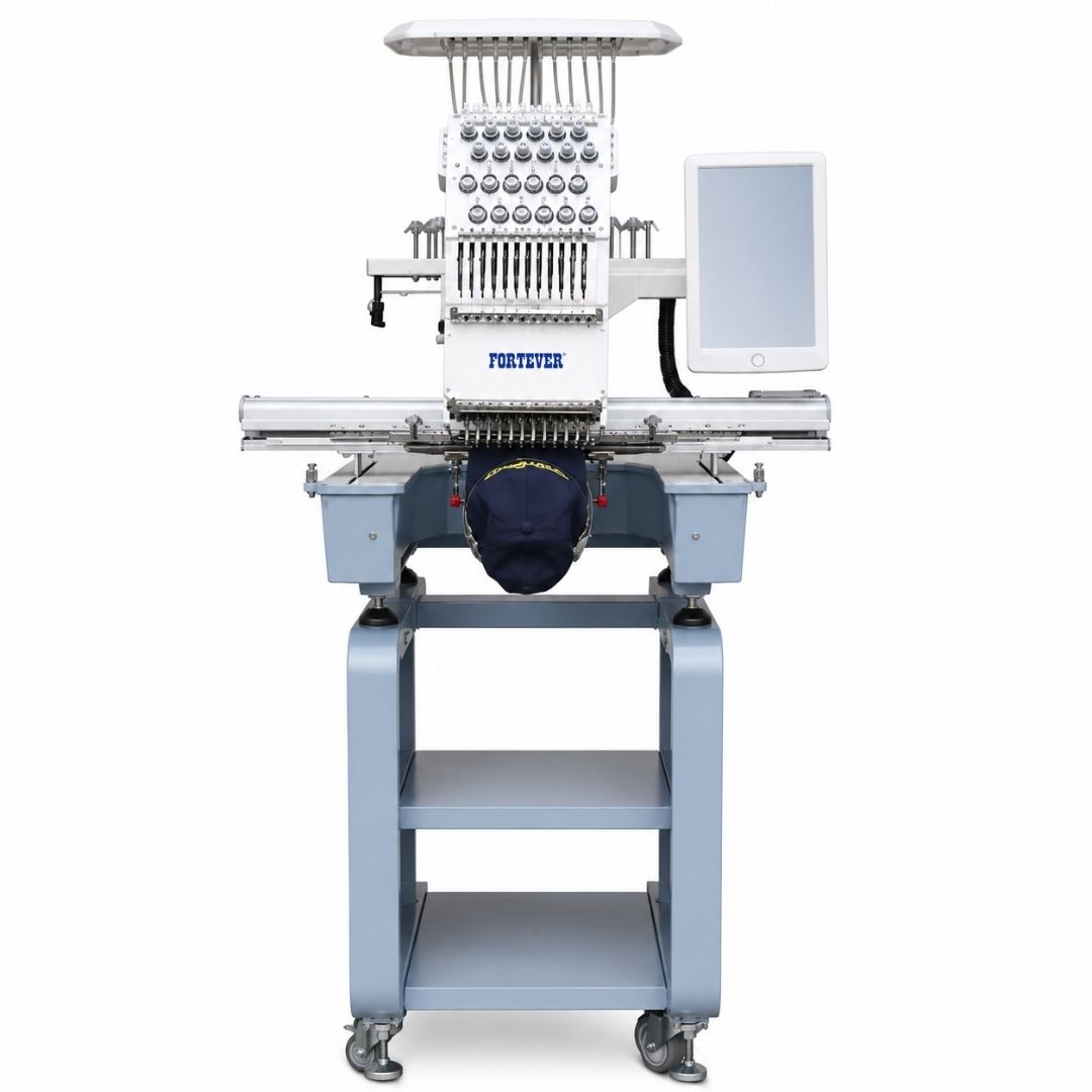 Fortever FT-1201R PRO - Single Head Embroidery Machine - Industrial