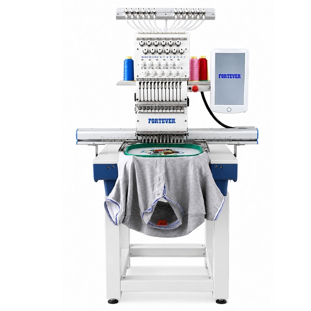 Fortever FT-1501HC - Single Head Embroidery Machine - Indsutrial