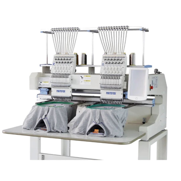 Fortever FT-1502HC - Double Head Embroidery Machine - Industrial