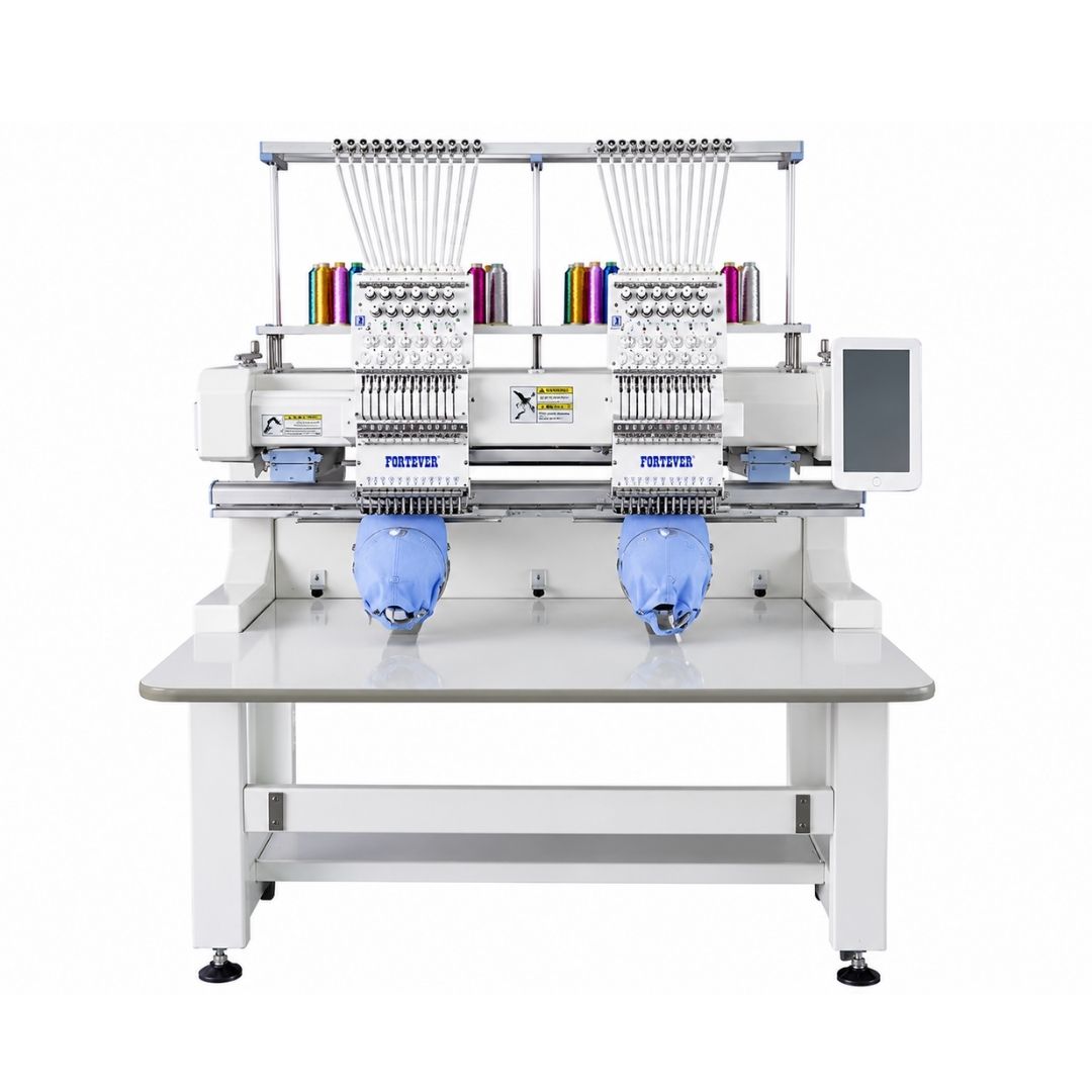Fortever FT-1502HC - Double Head Embroidery Machine - Industrial