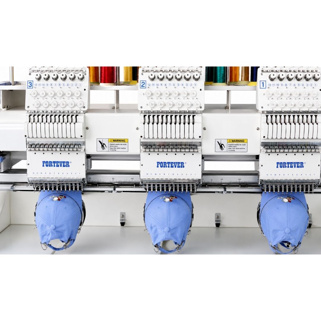 Fortever FT-1503HC - Triple Head Embroidery Machine - Industrial
