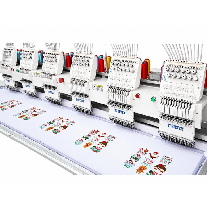 Fortever FT-1506HC -  6 Head Embroidery Machine - Industrial