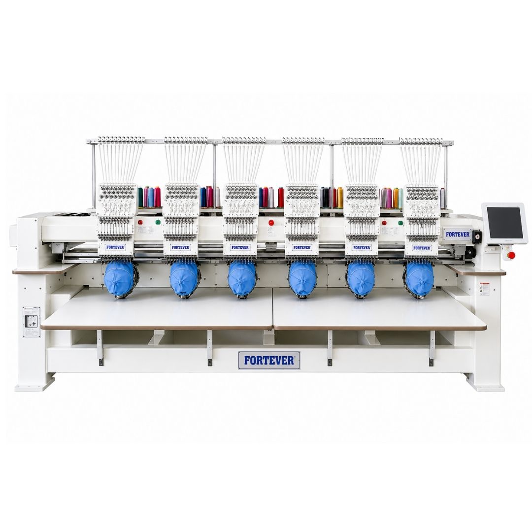 Fortever FT-1506HC -  6 Head Embroidery Machine - Industrial