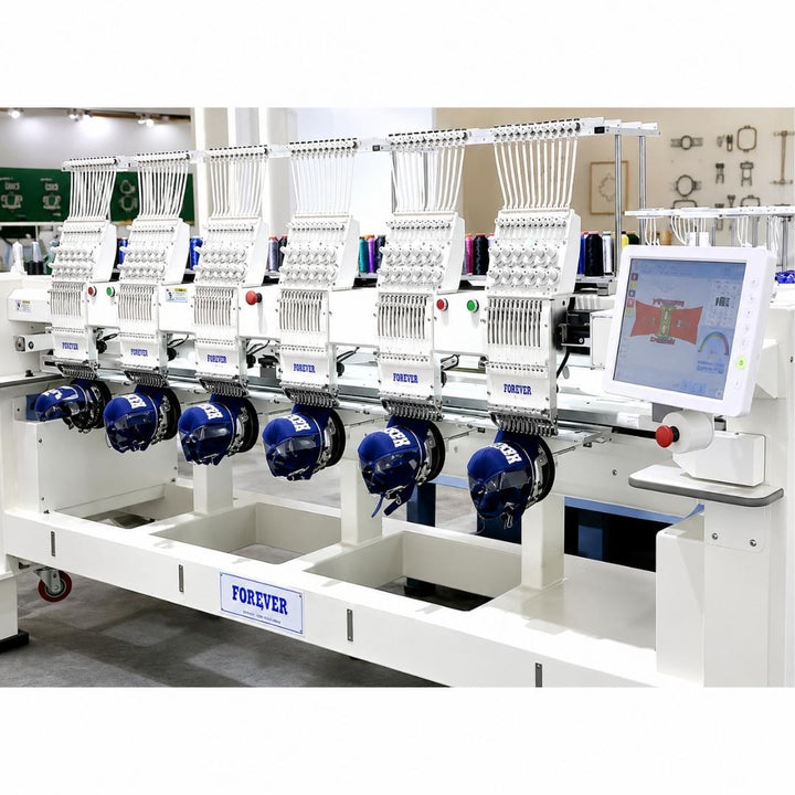 Fortever FT-1506HC -  6 Head Embroidery Machine - Industrial