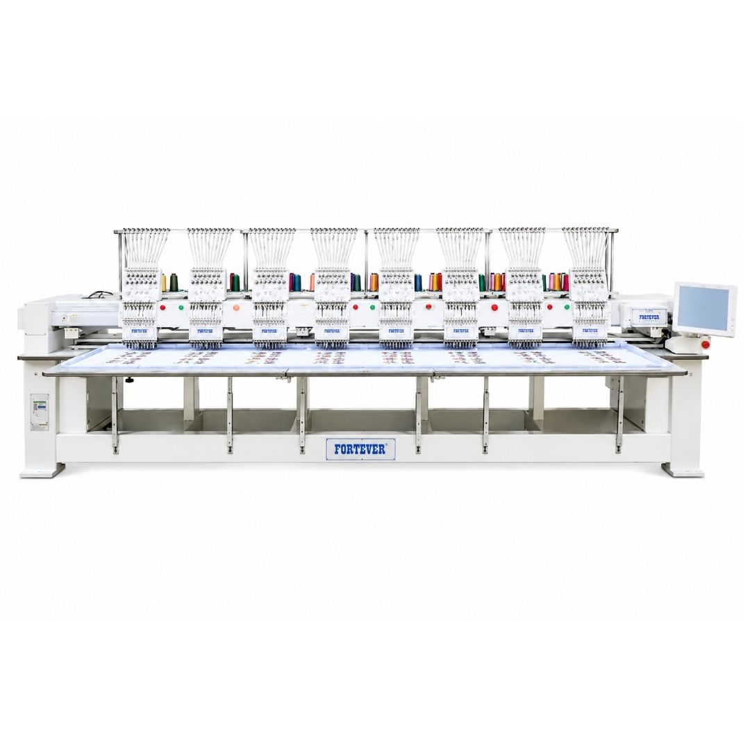 Fortever FT-1508HC - 8 Head Embroidery Machine - Industrial