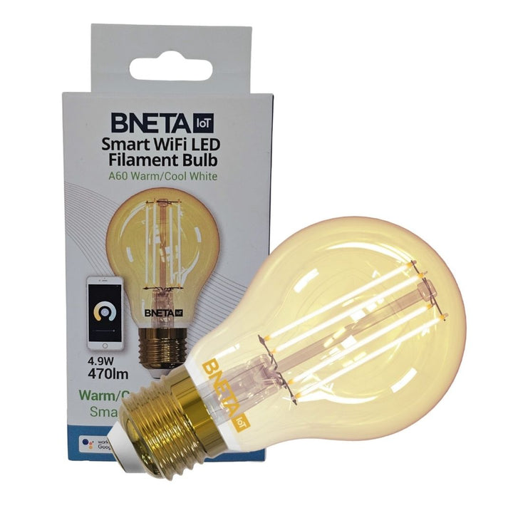 BNETA - IoT Smart Filament WiFi LED Bulb - A60 E27
