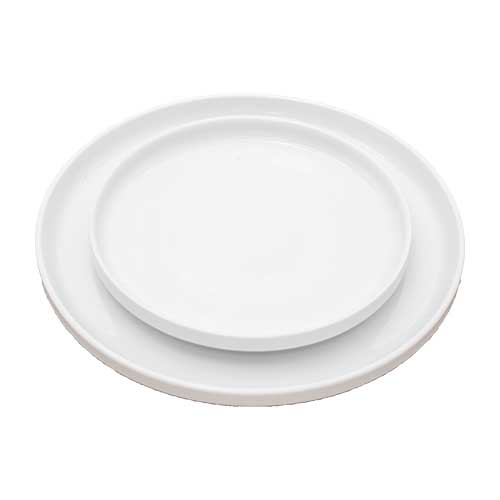 Dinnerware - Round Flat with Lip