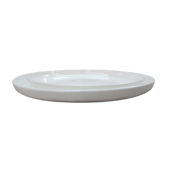 Dinnerware - Round Flat with Curved Lip