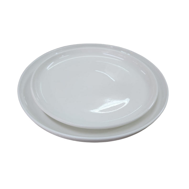 Dinnerware - Round Flat with Curved Lip