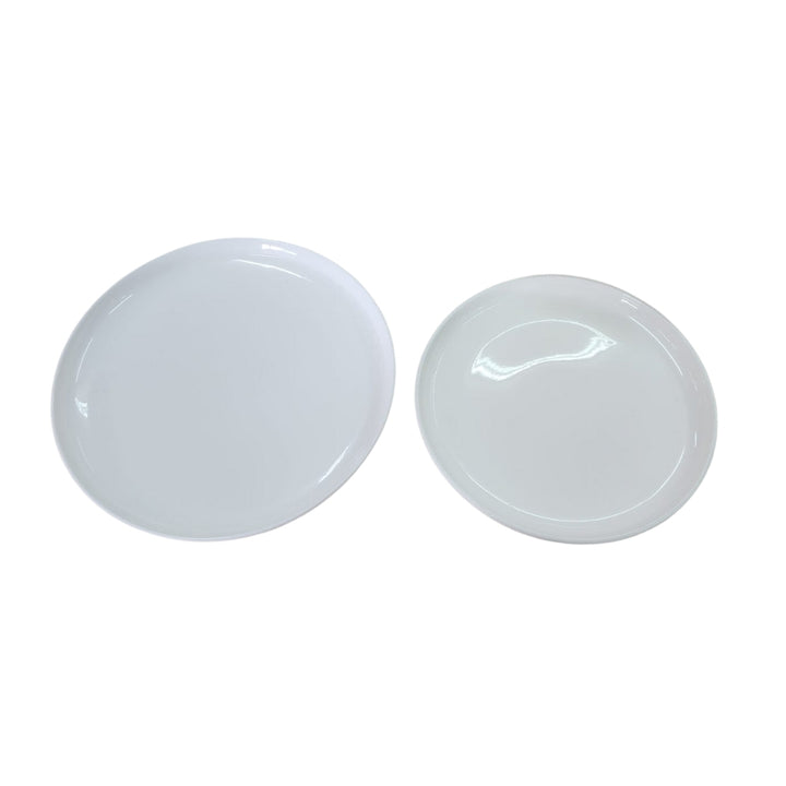 Dinnerware - Round Flat with Curved Lip