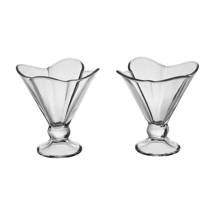 Glass Bowls - Flower Sundae Ice Cream 6's