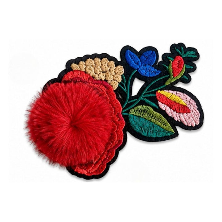 Embroidered Patches - Iron On - 3D Floral