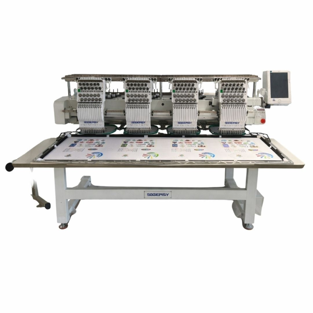 GEMSY - 4 Head Industrial Embroidery Machine