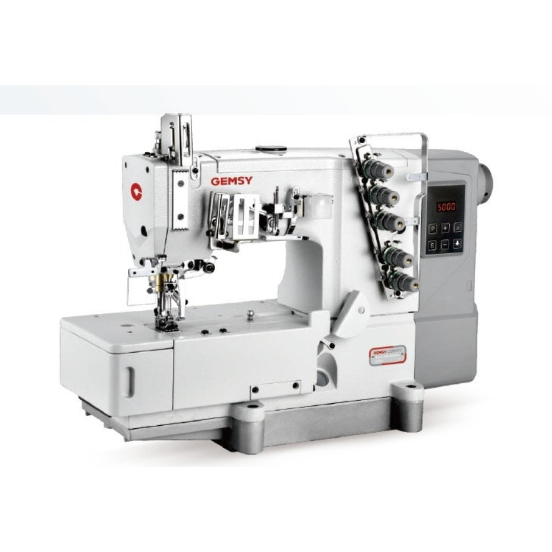Gemsy 5501AE-02DN - Industrial Cover Seam Machine Direct Drive With Binding Attachment