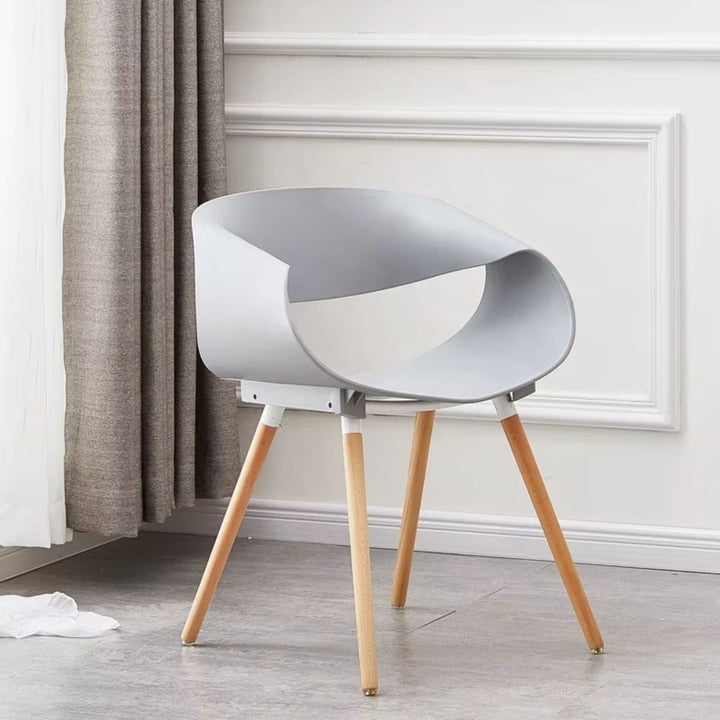 Giselle Wooden Leg Cafe Chair