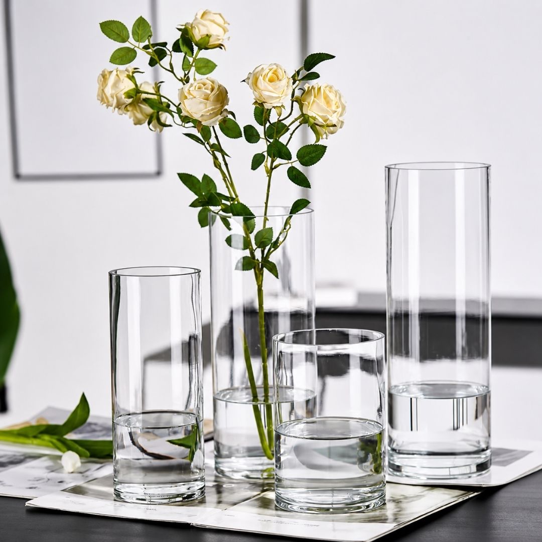 Table Decor - Glass Cylinder Vase