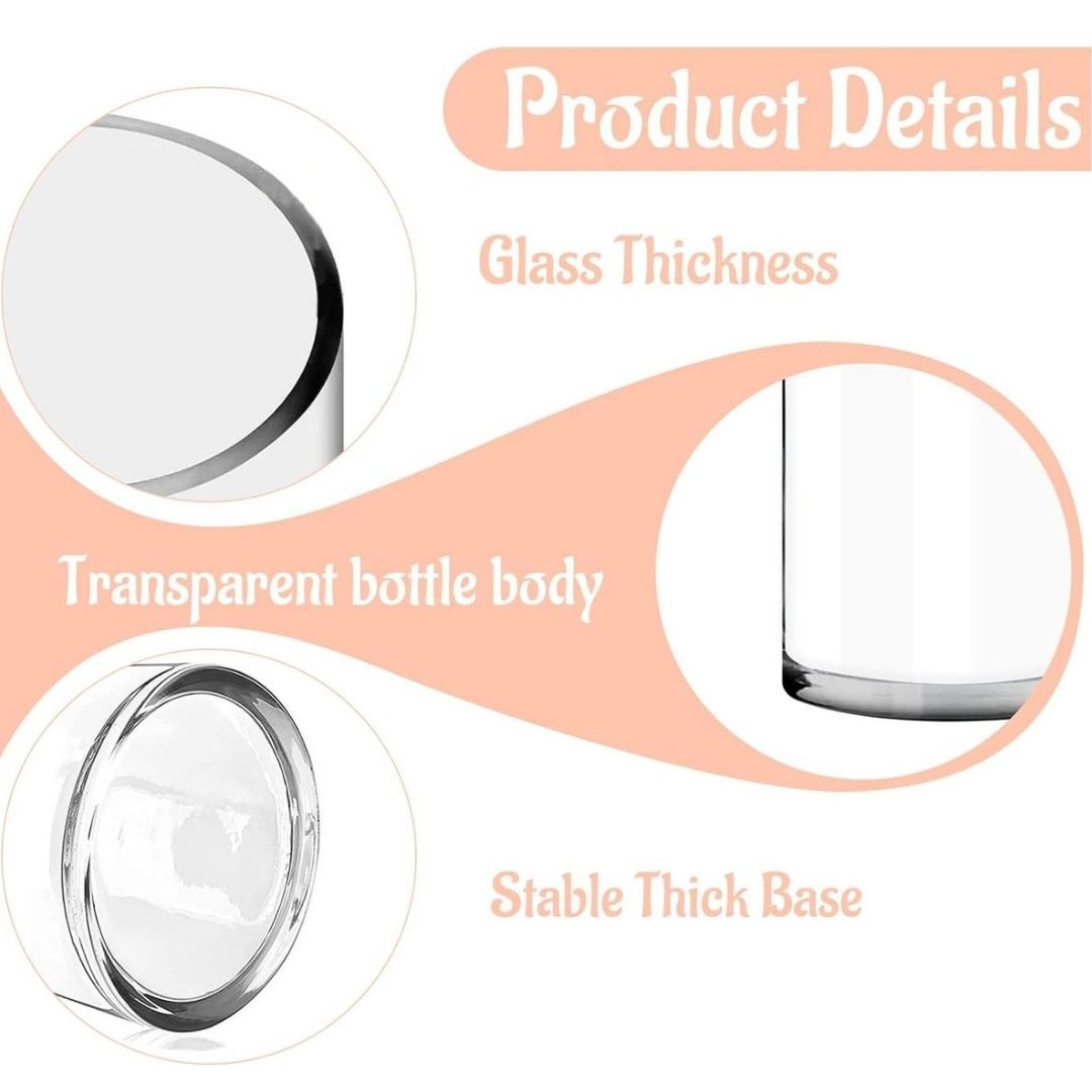 Table Decor - Glass Cylinder Vase