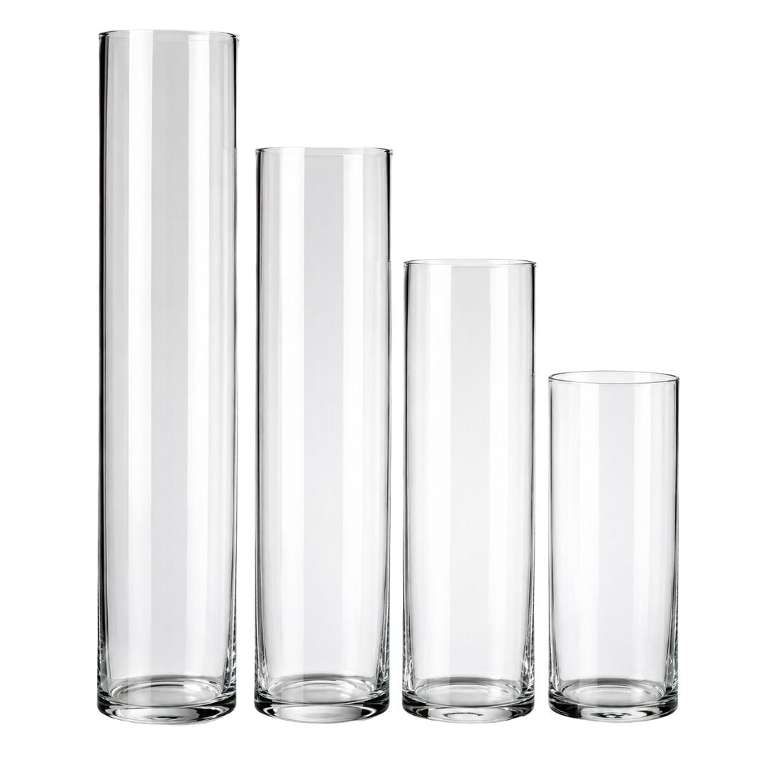Table Decor - Glass Cylinder Vase
