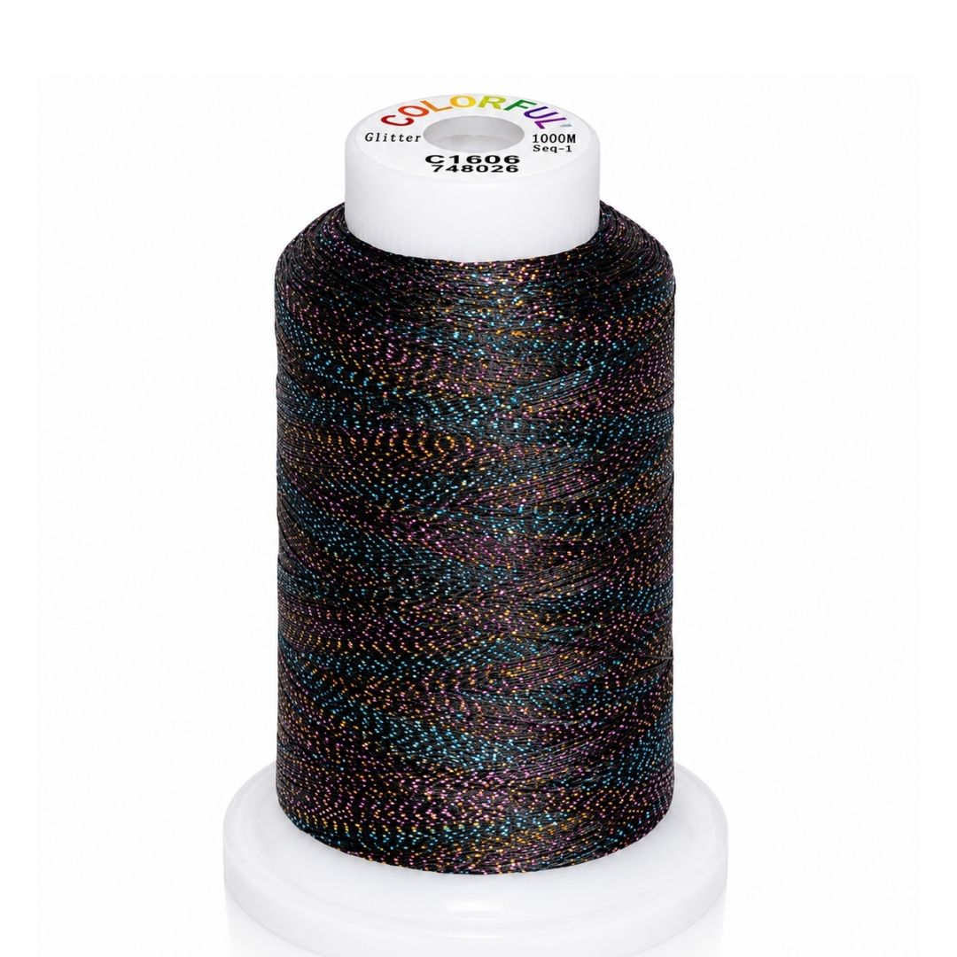 Threads - Colorful Glitter - 1000m