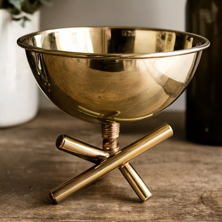 Tripod Bowl - Felix Gold 20cm