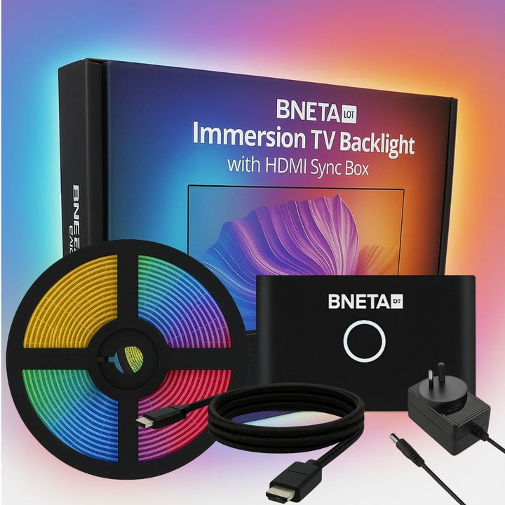 BNETA - IoT Immersion TV Backlight with HDMI Sync Box K90