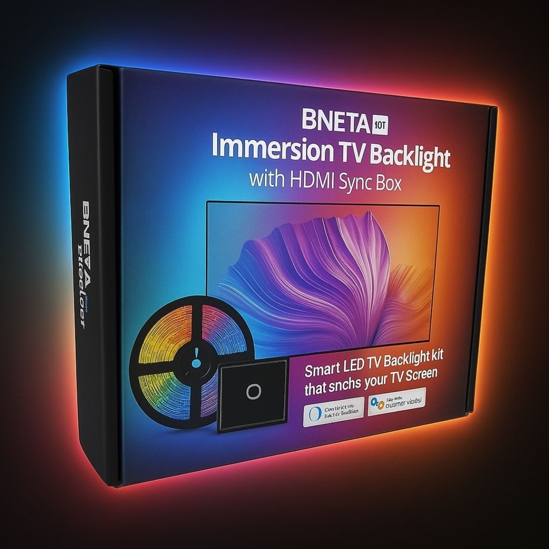 BNETA - IoT Immersion TV Backlight with HDMI Sync Box K90