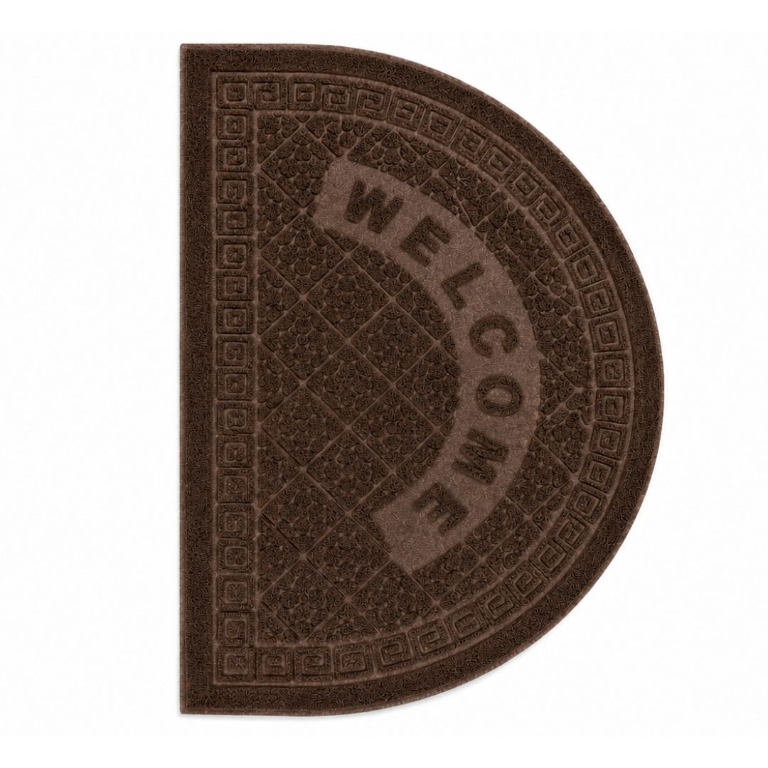 Welcome Door Mat - Half Moon
