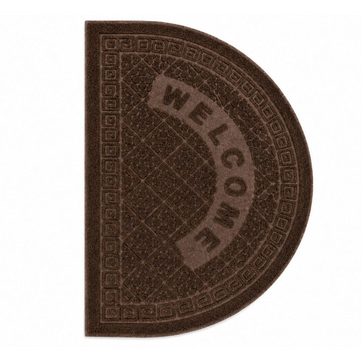 Welcome Door Mat - Half Moon