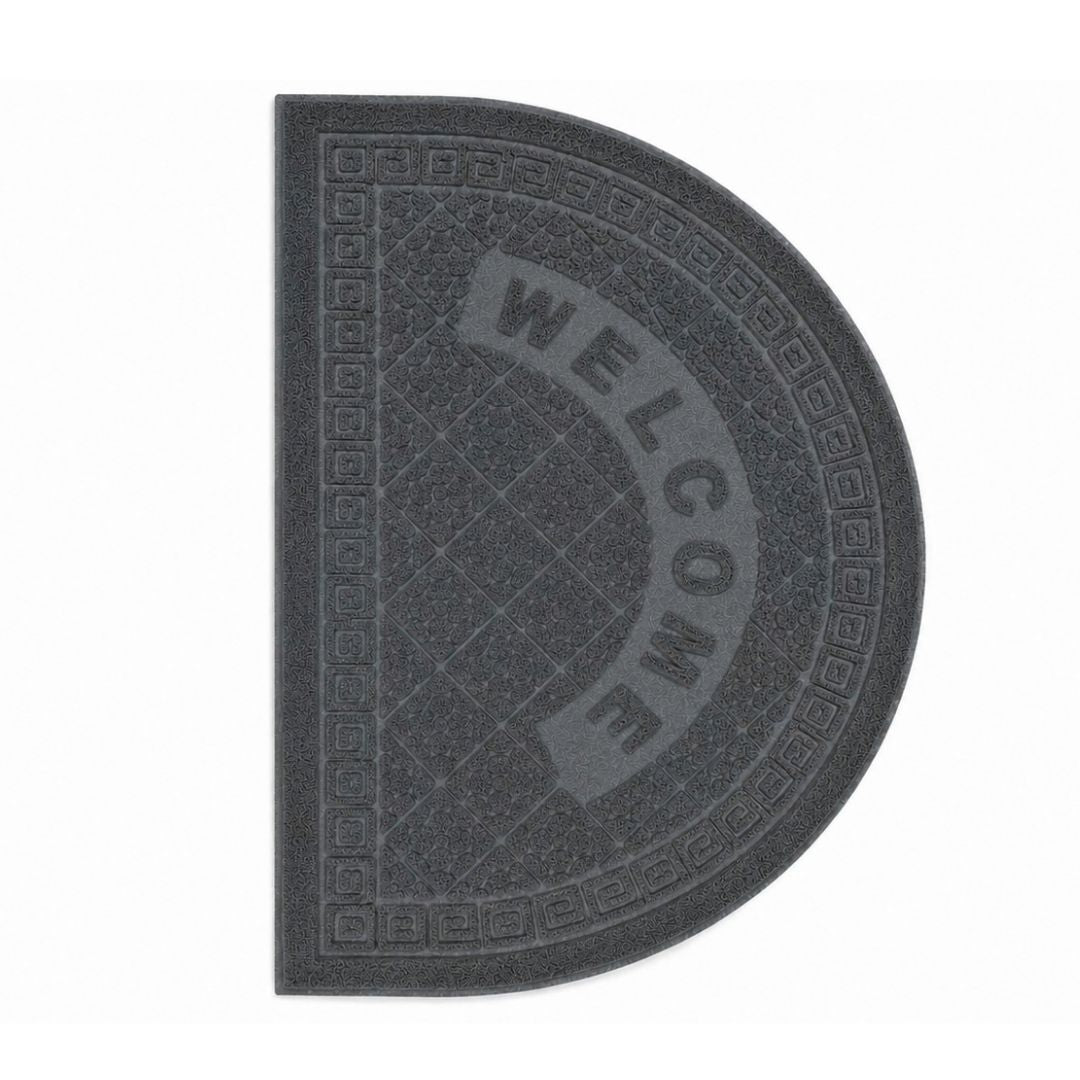 Welcome Door Mat - Half Moon