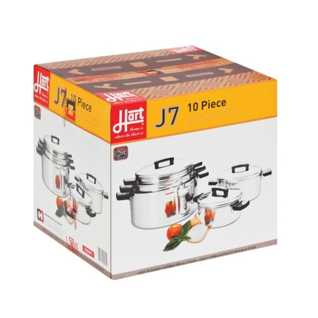 Hart 10pc Aluminium Pots J7