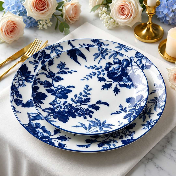 Dinnerware - Herbarium Blue Floral