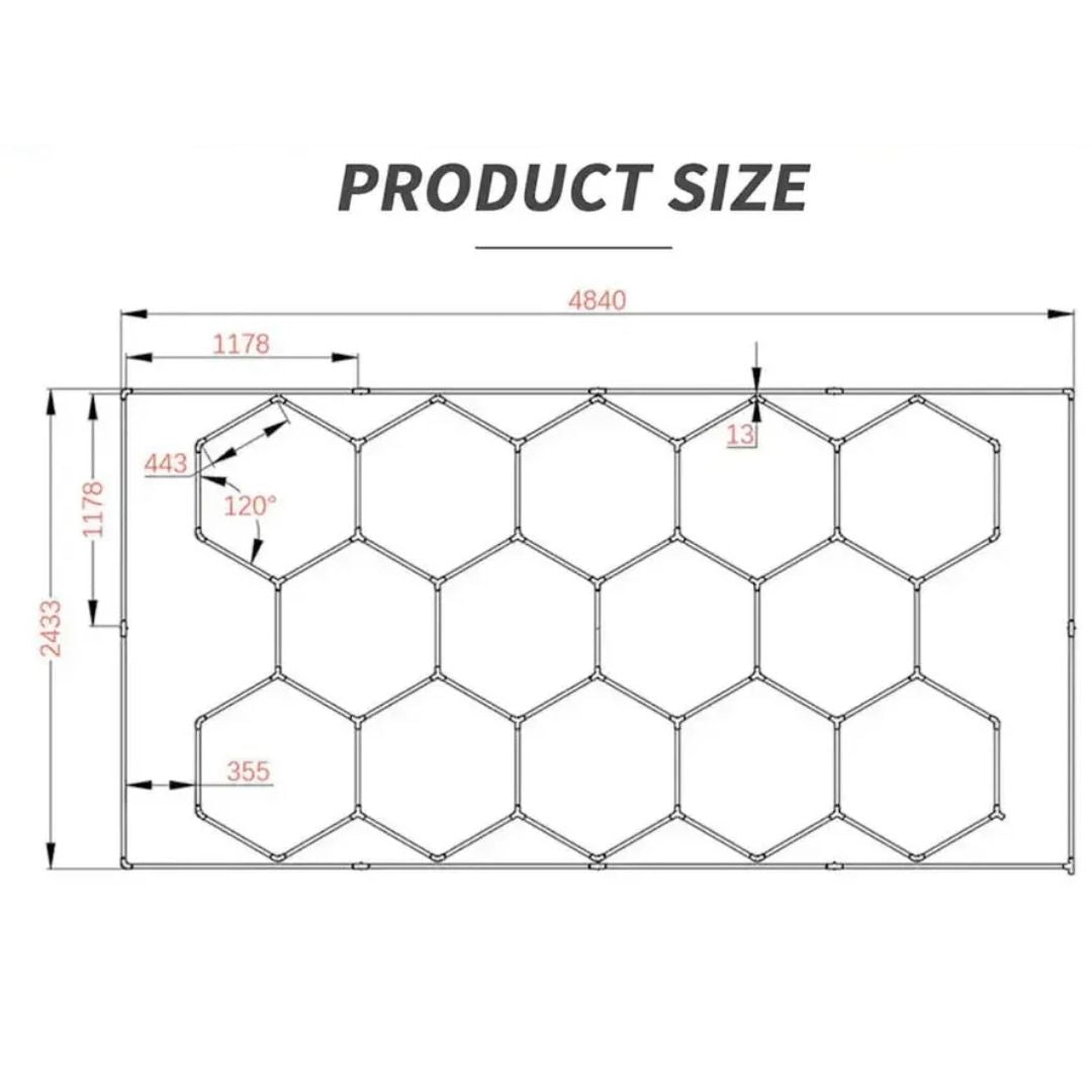 Hexglo Supercar LED Lighting Kit – 14 Piece