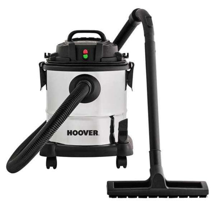 Hoover 1200 Wet & Dry Drum Vacuum - 20L Stainless Steel