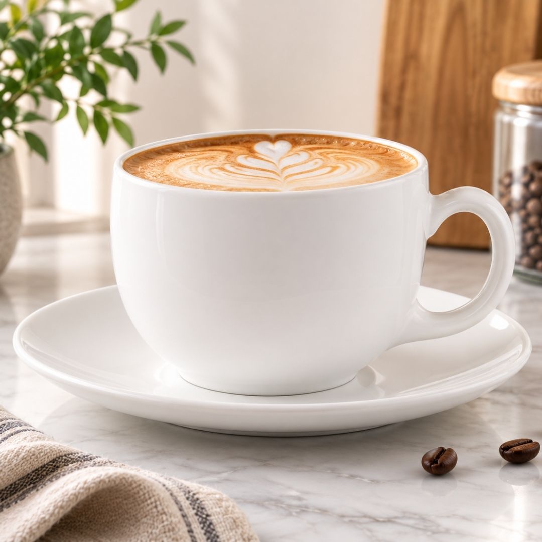 Iris - Large Cup & Saucer - 6 Piece Set