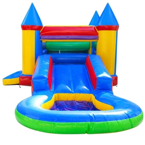 Jumping Castle - Slide with Pillars