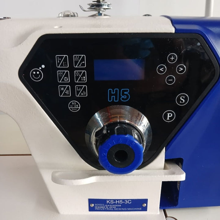 Kingstar KS H5 - Industrial Lock Stitch Direct Drive Sewing Machine + Underbed Trimmer + Underbed Trimmer