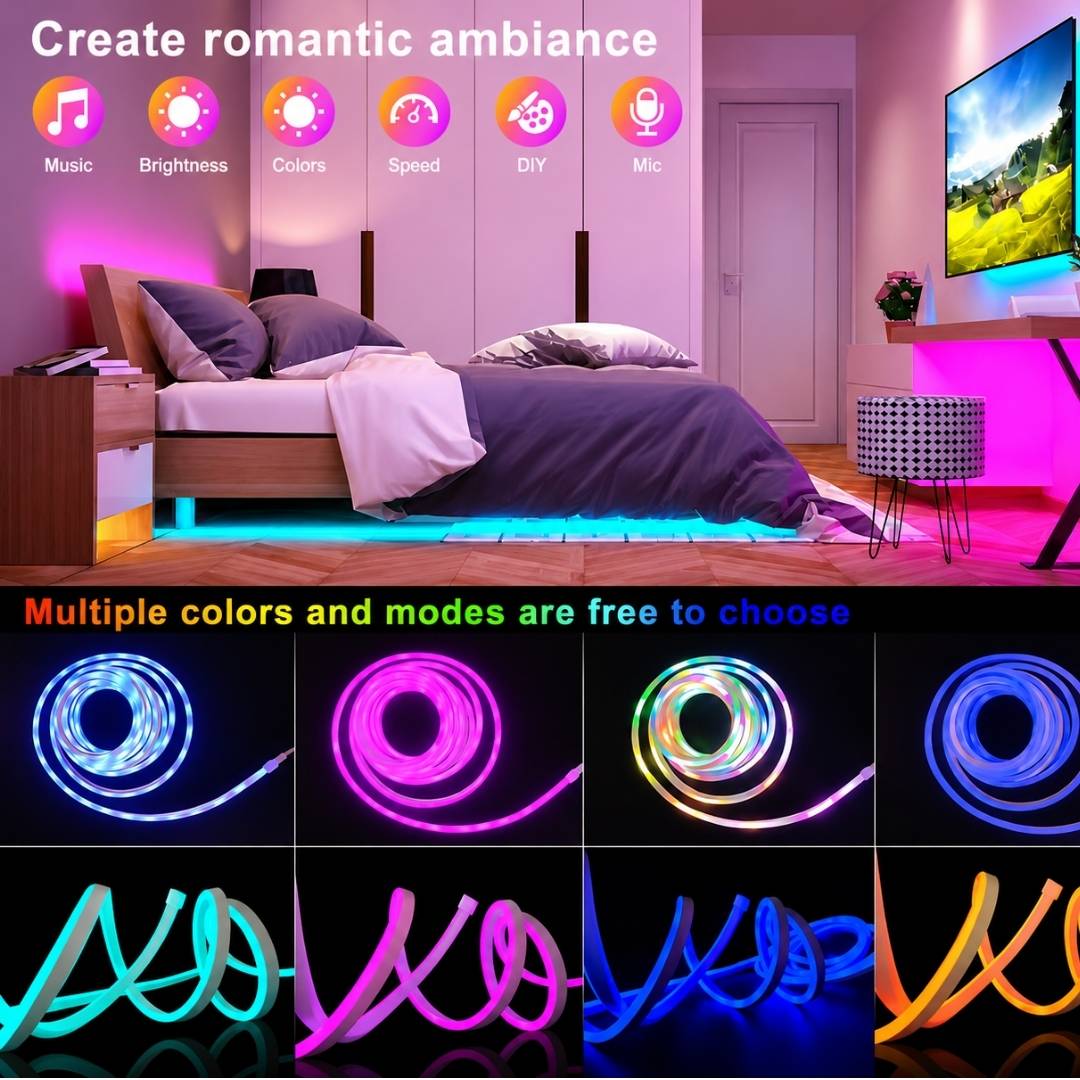 Rope Light - Smart RGB LED Neon - 5m
