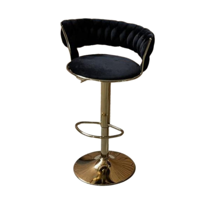 Barstool - Lizzy Velvet Gold Frame