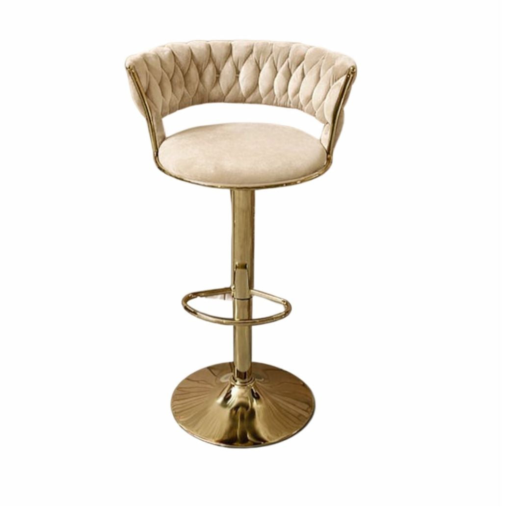 Barstool - Lizzy Velvet Gold Frame