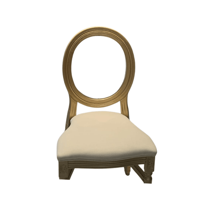 Louis Chair - Plastic Wood Look - Clear Back