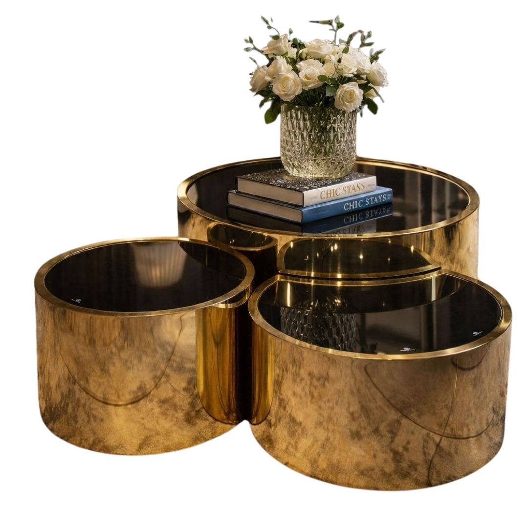 Coffee Table - Lucid Gold - 3Pc