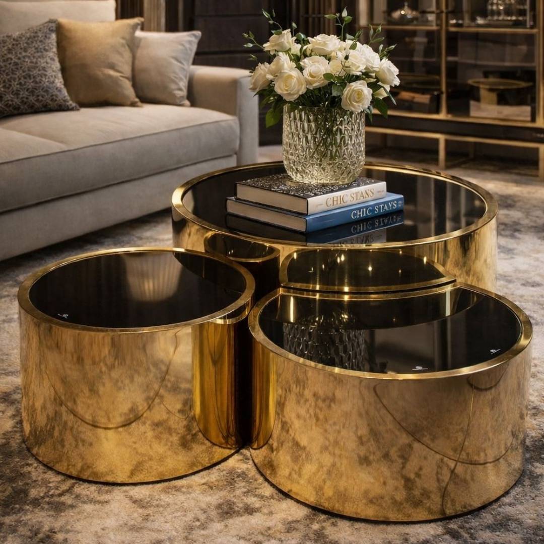 Coffee Table - Lucid Gold - 3Pc