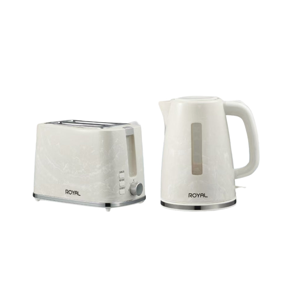 Kettle & Toaster Set - Marble Look