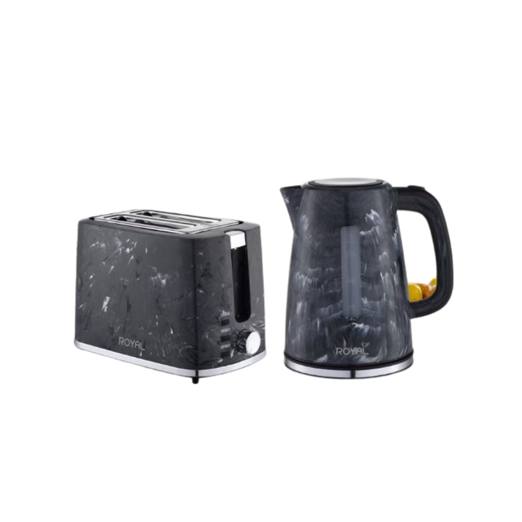 Kettle & Toaster Set - Marble Look