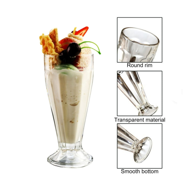Milkshake Glass 6Pcs - 400 ml