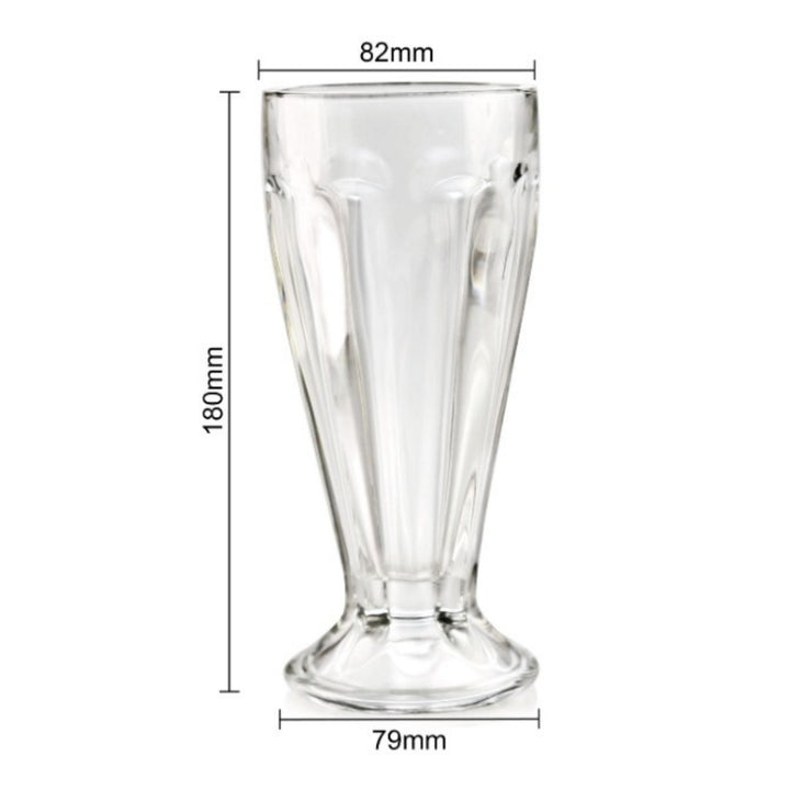 Milkshake Glass 6Pcs - 400 ml