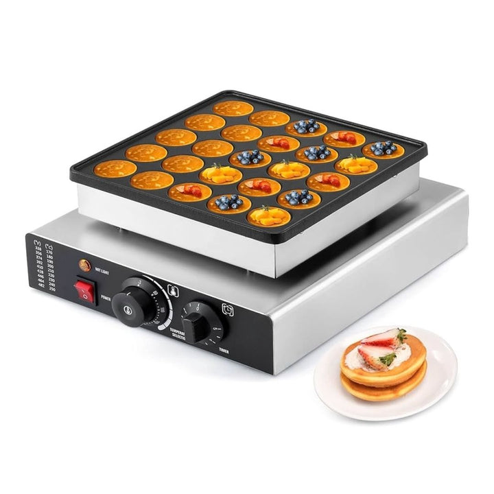Electric Mini Pancake Maker - 25 Hole - Commercial