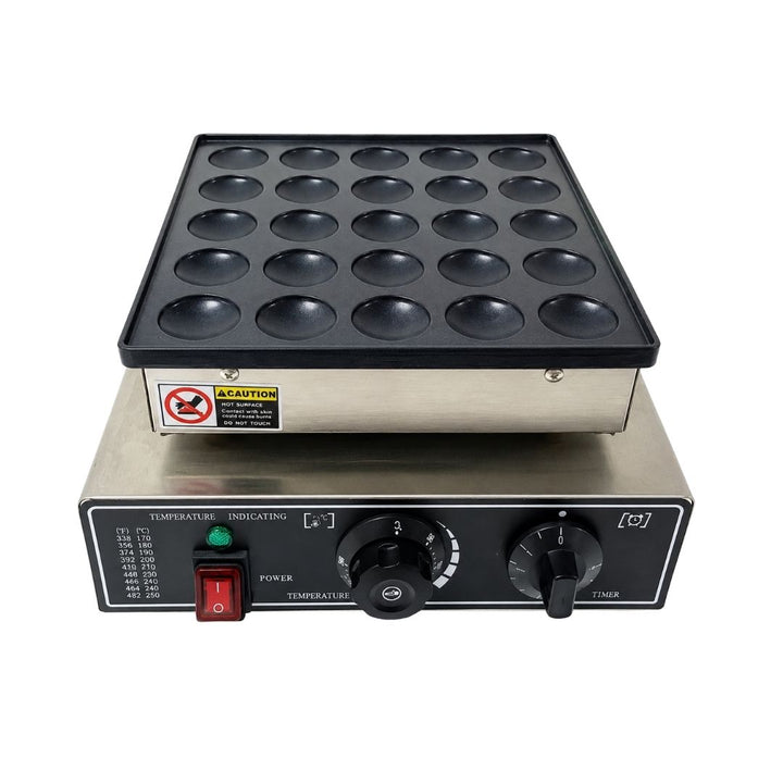 Electric Mini Pancake Maker - 25 Hole - Commercial