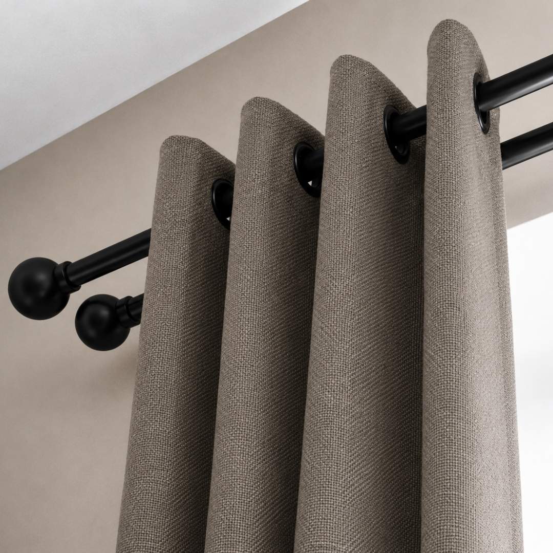 Nebula Blockout Eyelet Tape  - Ready Made Curtains